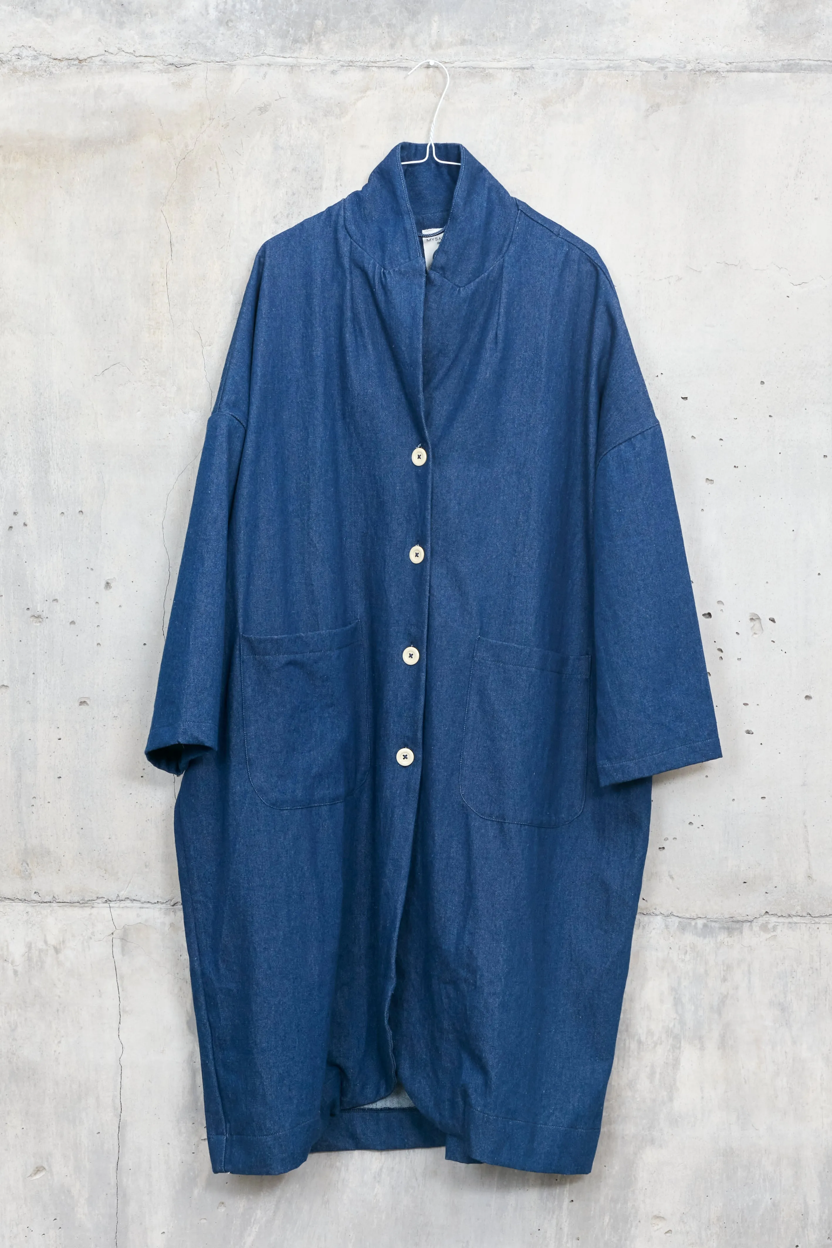 ADEM [ flow ] - 100% cotton denim unisex coat