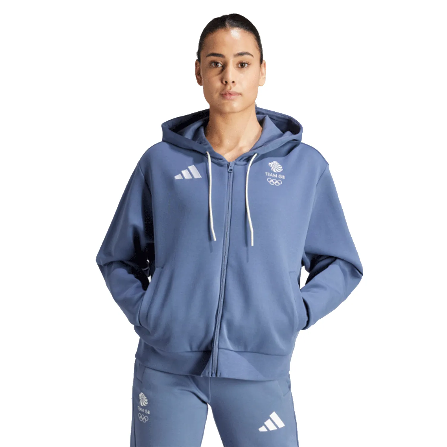 adidas Team GB Women's Hoodie Blue