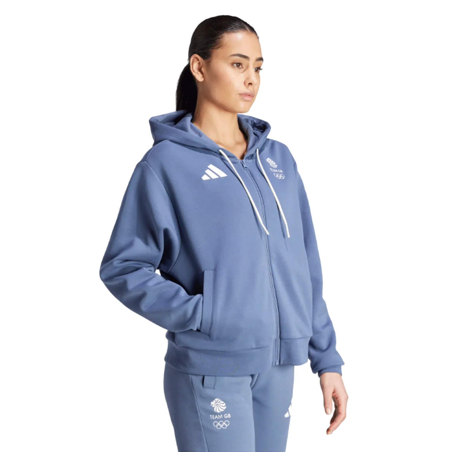 adidas Team GB Women's Hoodie Blue