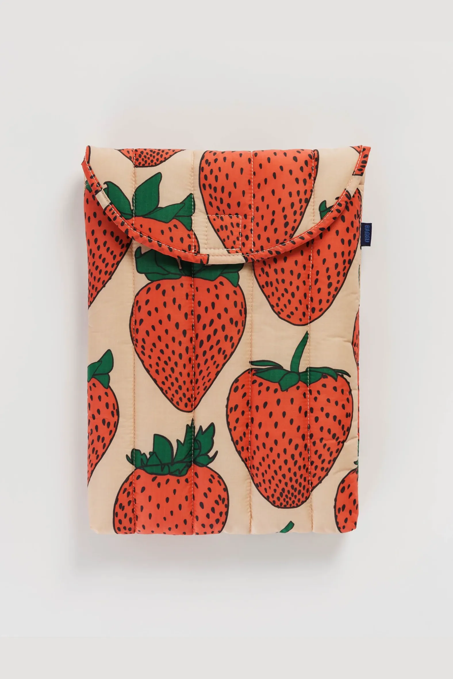 Baggu - Puffy Laptop Sleeve 13", Strawberry