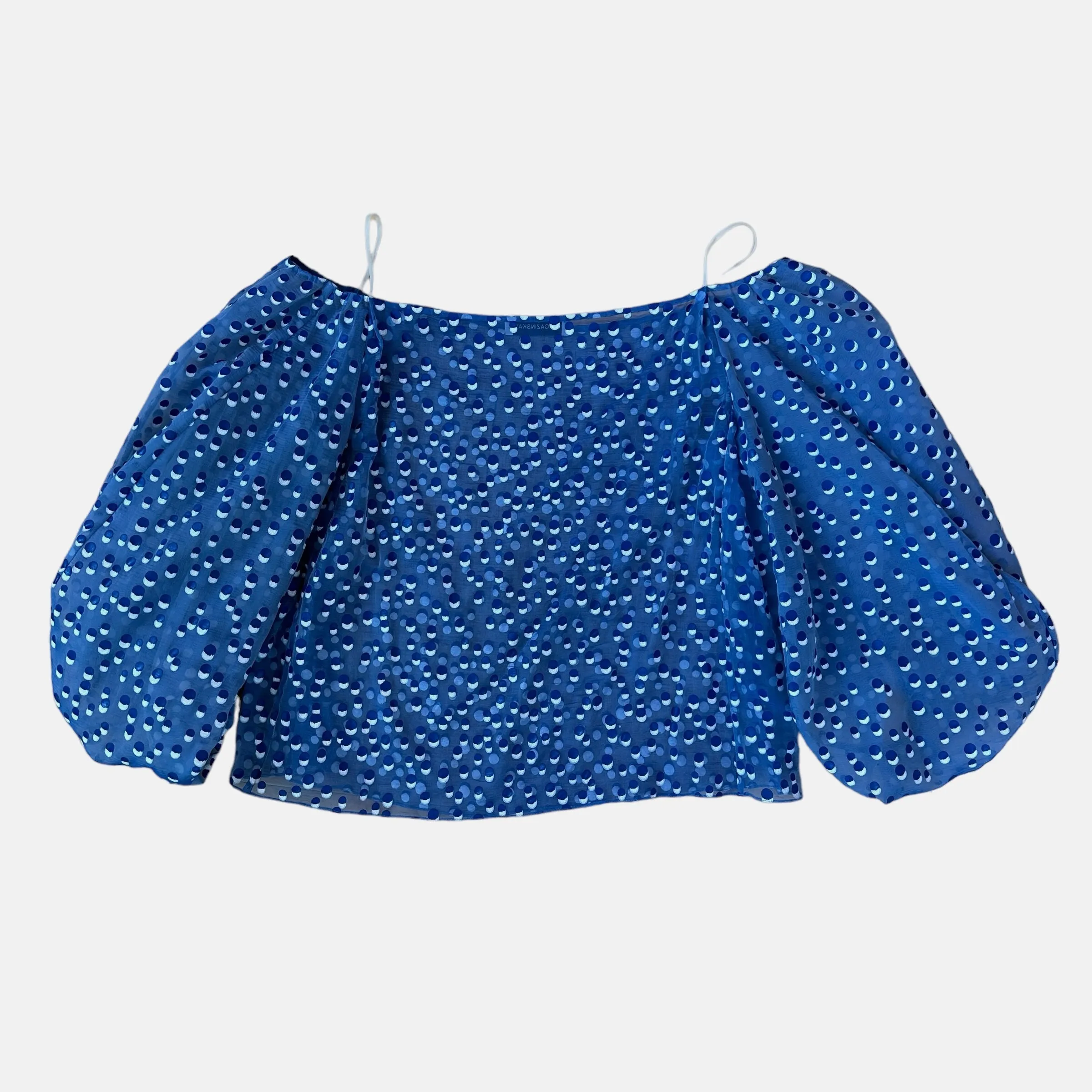 Blue Puffy Top - S