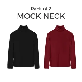 Bundle Of 2 Basic Turtle/Mock Neck