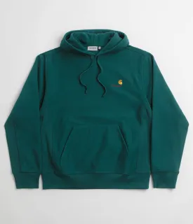 Carhartt American Script Hoodie - Malachite