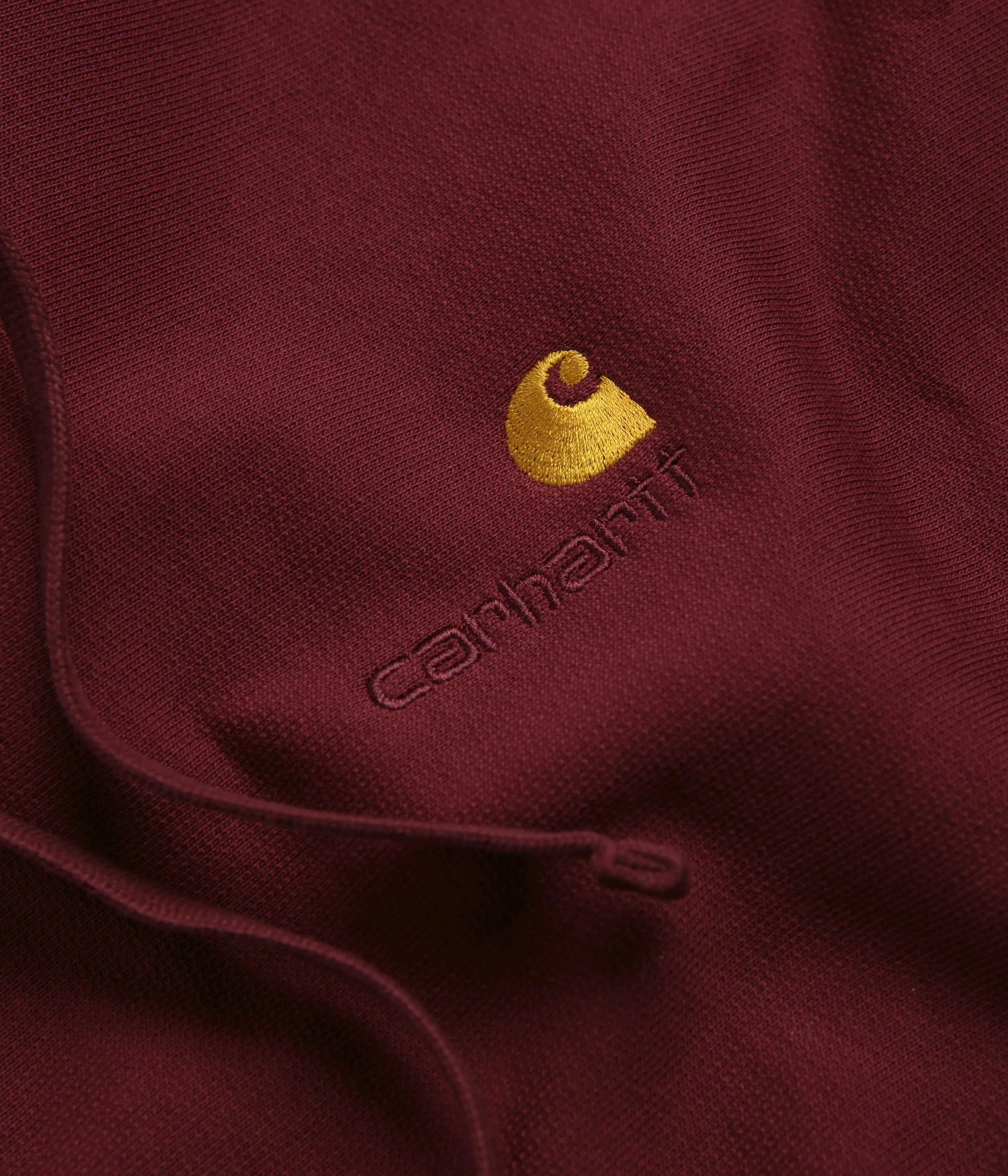 Carhartt American Script Hoodie - Malbec