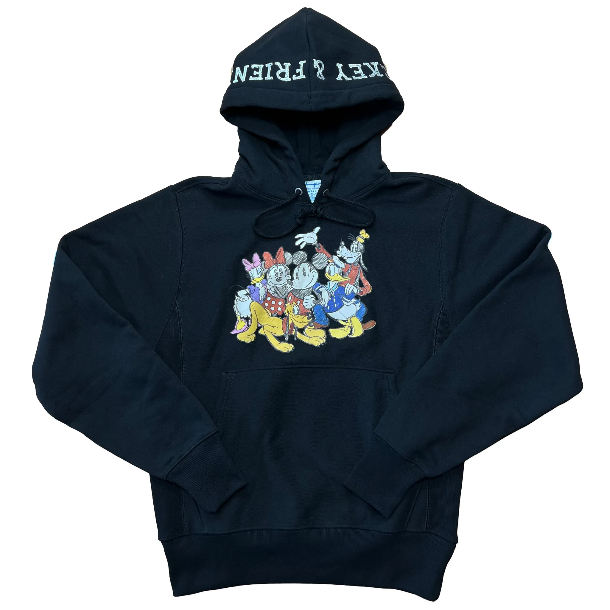 Champion X Disney Mickey Minnie Donald Daisy Goofy Friends Reverse Weave Hoodie