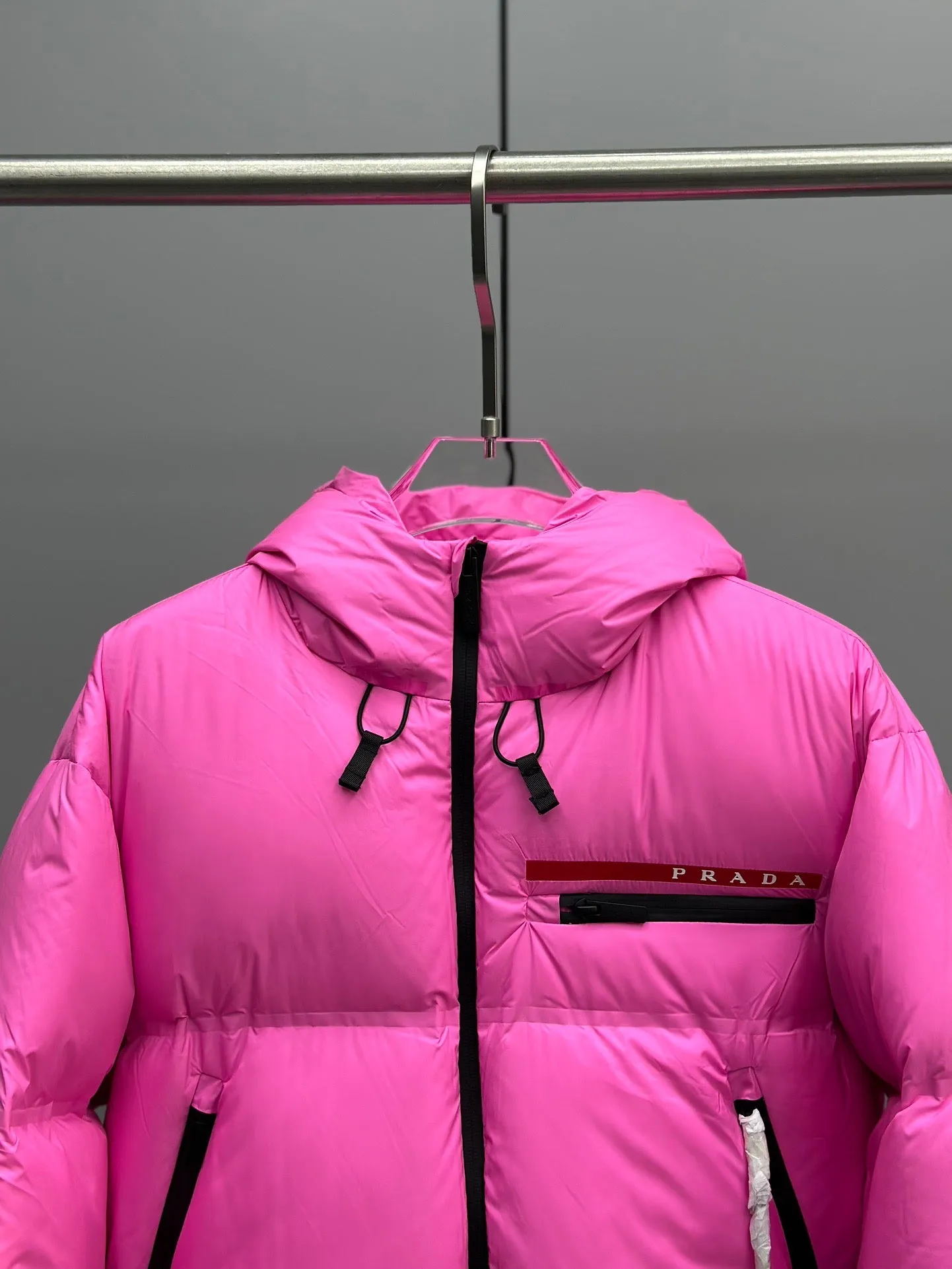 CLTH383 PD Light Nylon Convertible Short Down Jacket