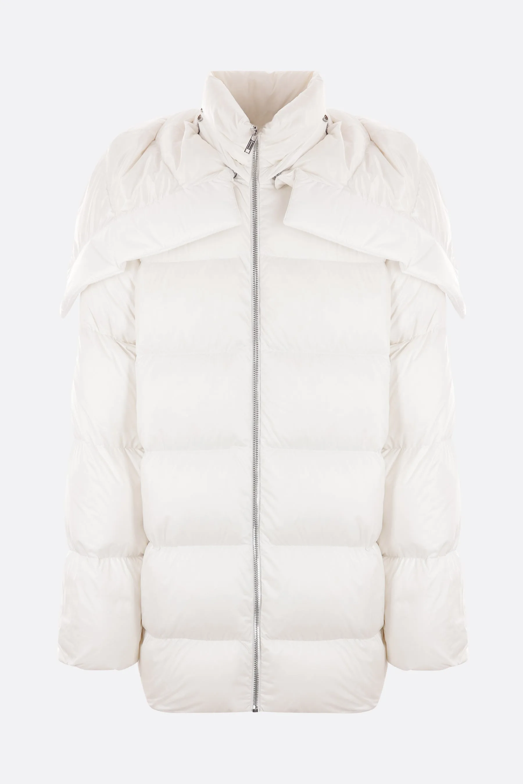 Cyclopic nylon oversize down jacket