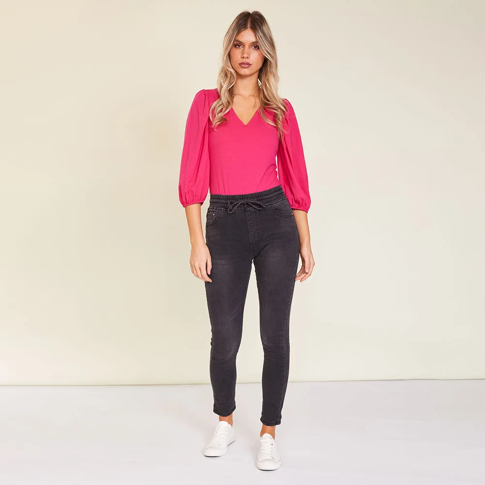 Georgie Bodysuit (Fuschia)