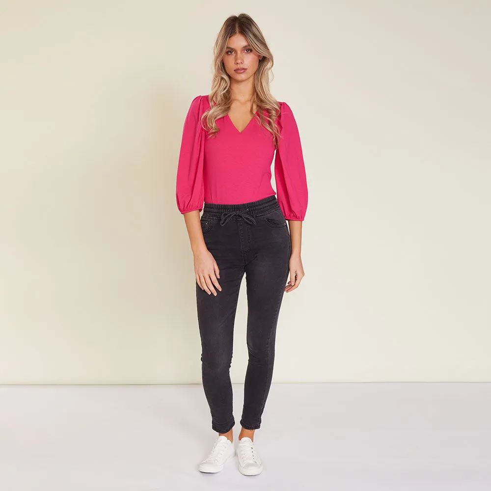 Georgie Bodysuit (Fuschia)