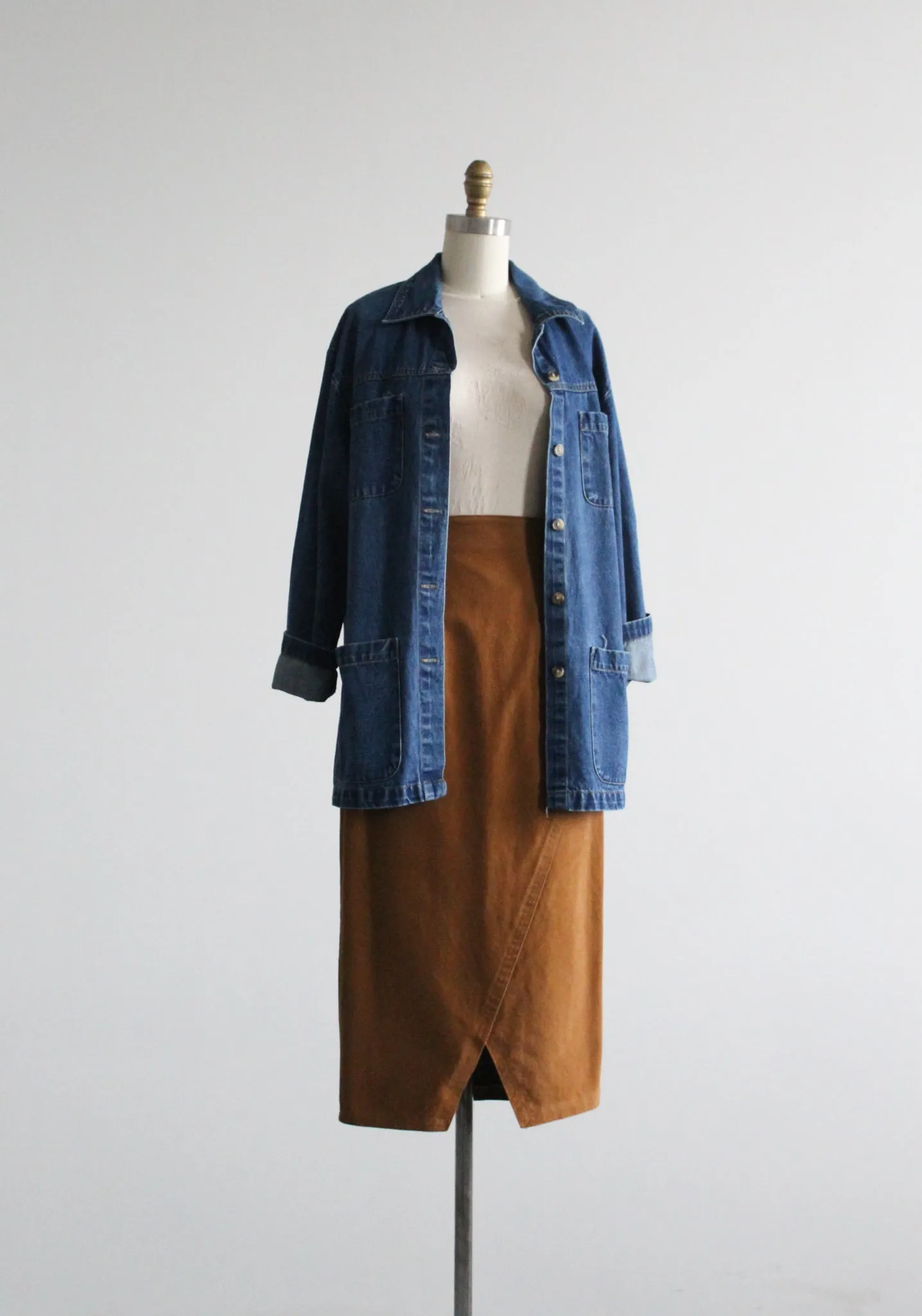 hudson falls denim chore coat