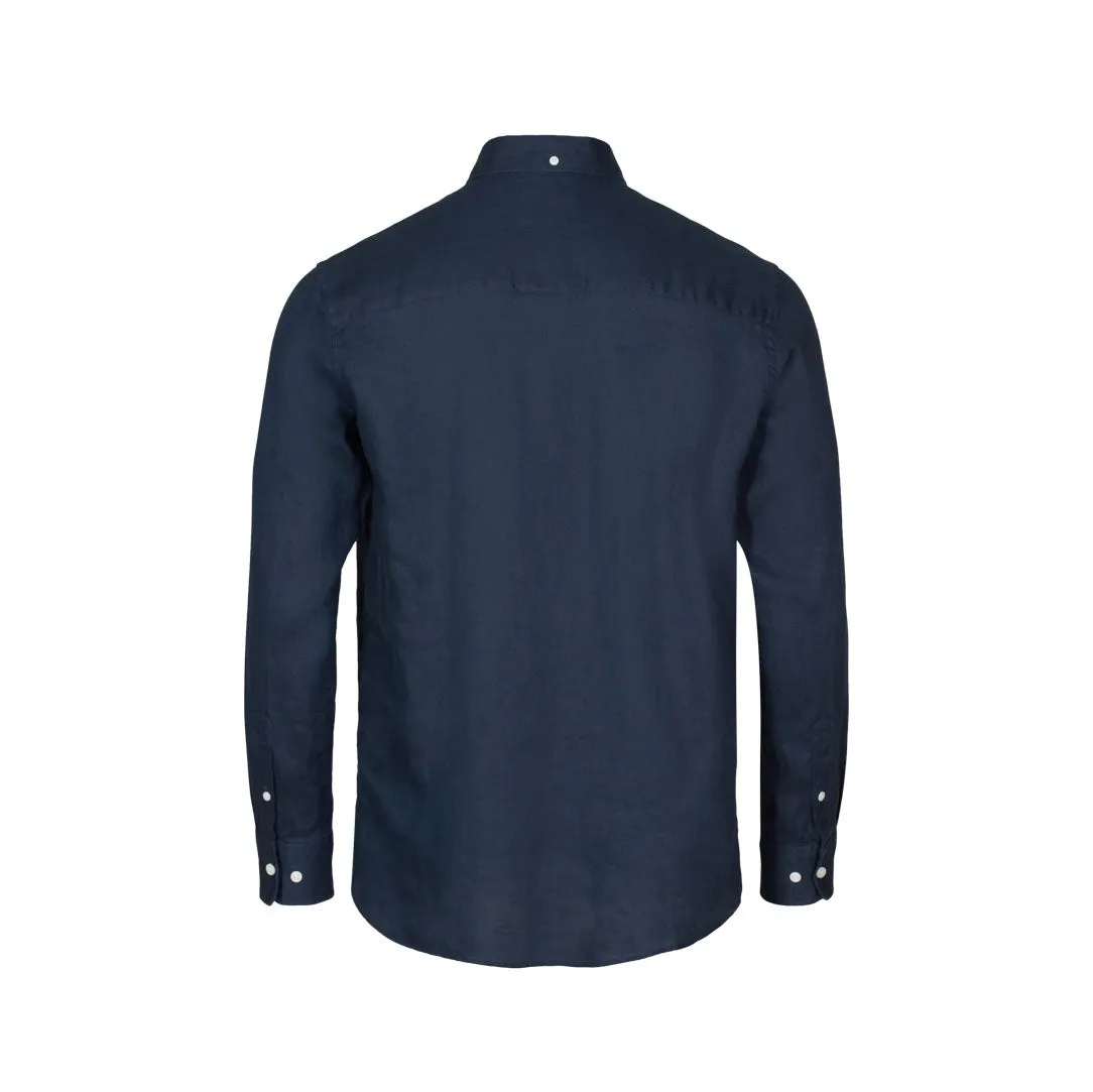 Hyeres Long Sleeve Shirt - Dark Navy