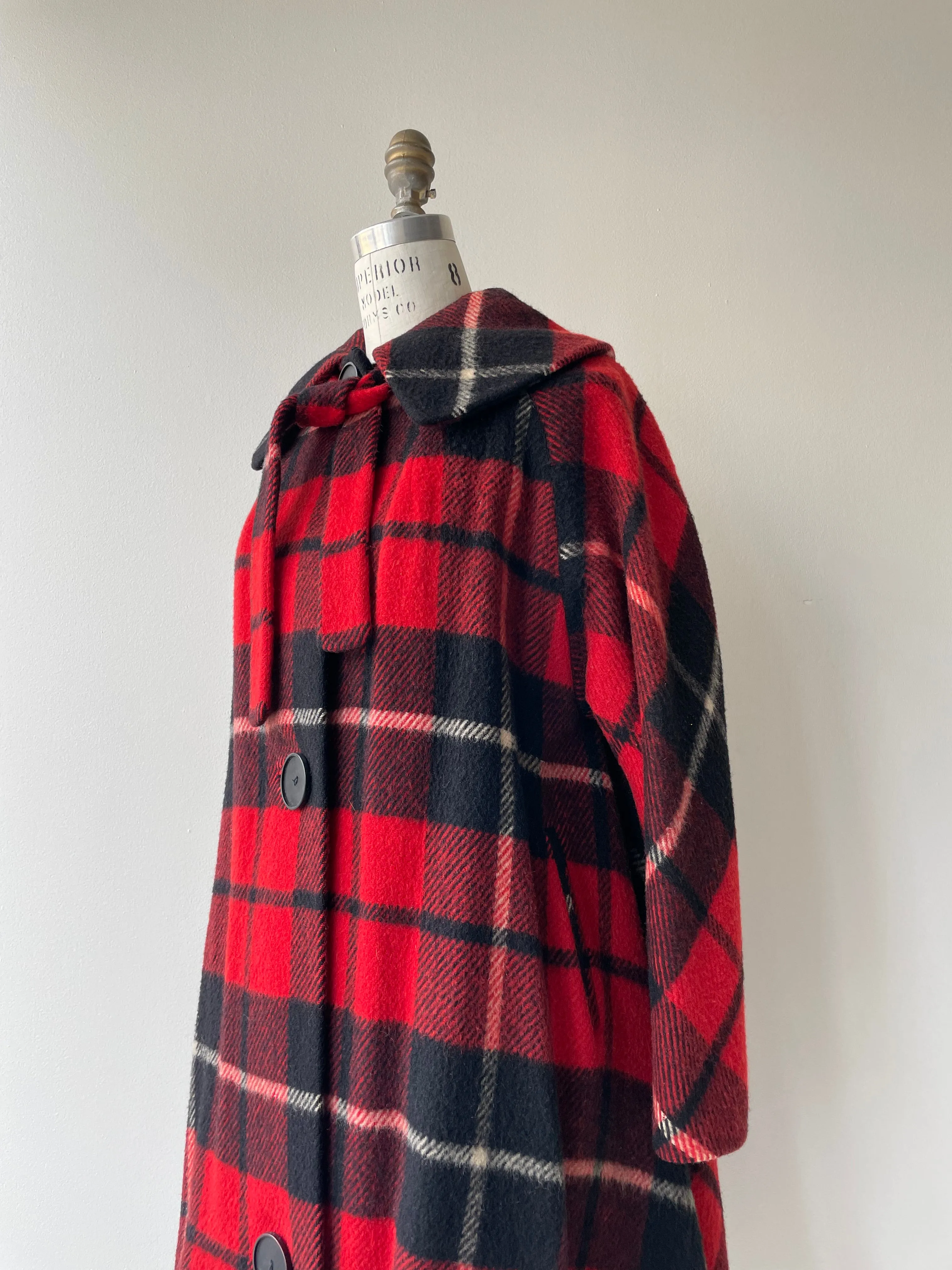 McKelvey Tartan Wool Coat