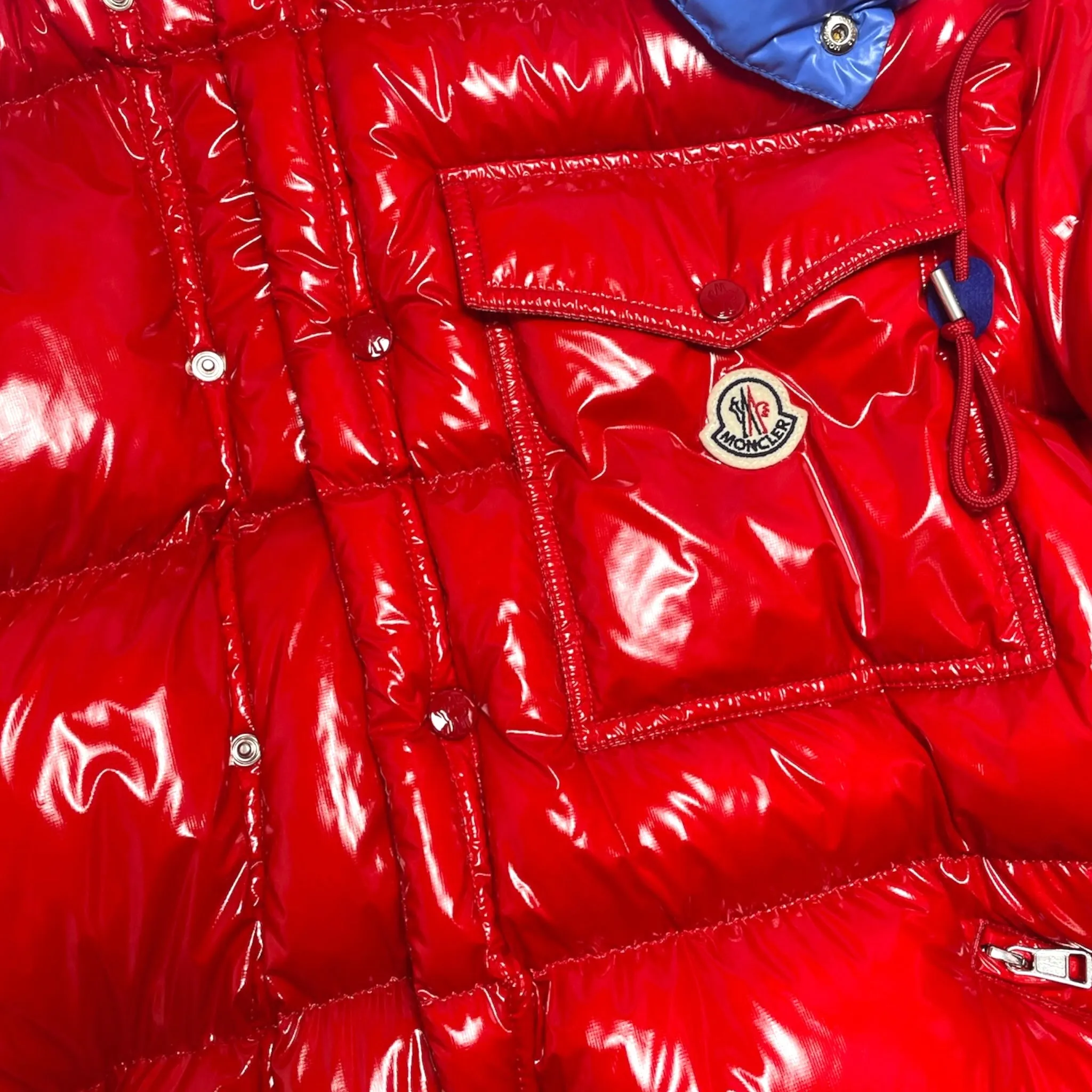 Moncler Karakorum Short Down Jacket Bright Red