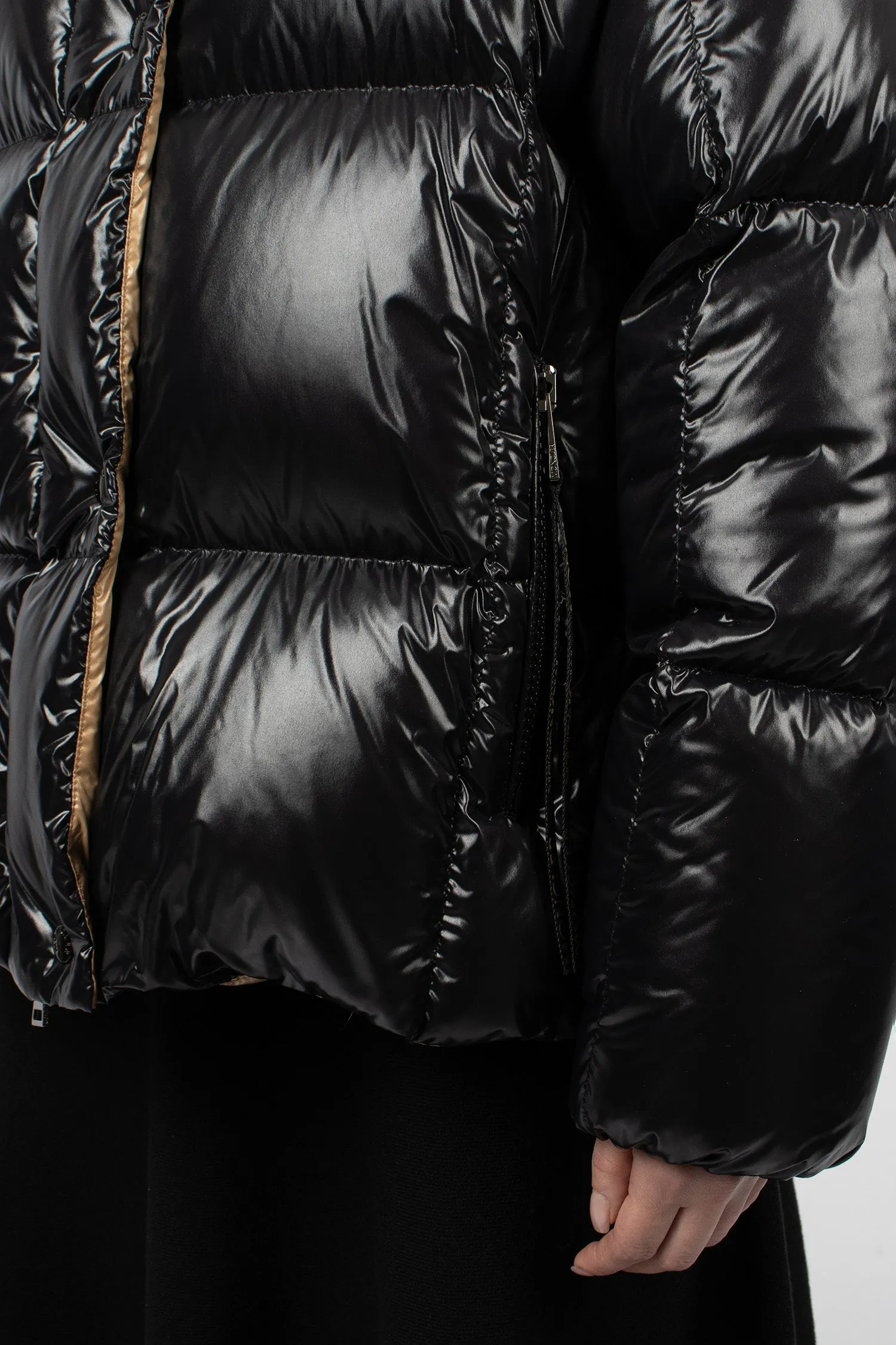 Parana Short Down Jacket Black