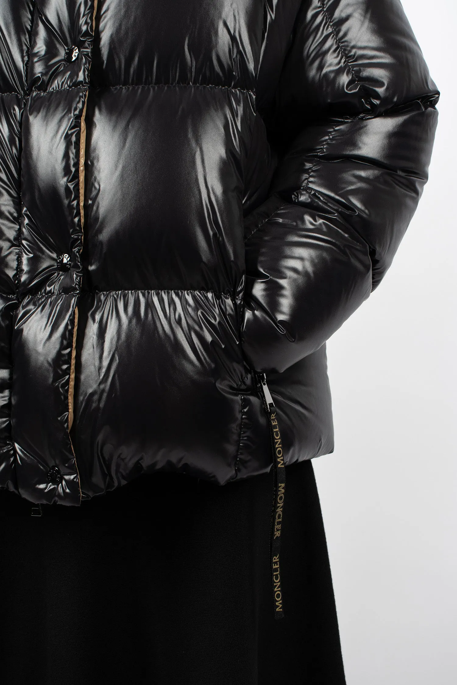 Parana Short Down Jacket Black