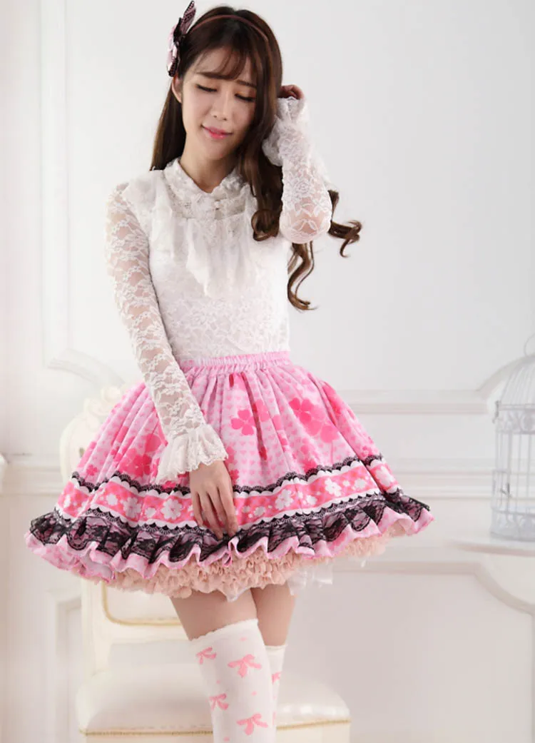 Pink Ruffled Princess Skirt