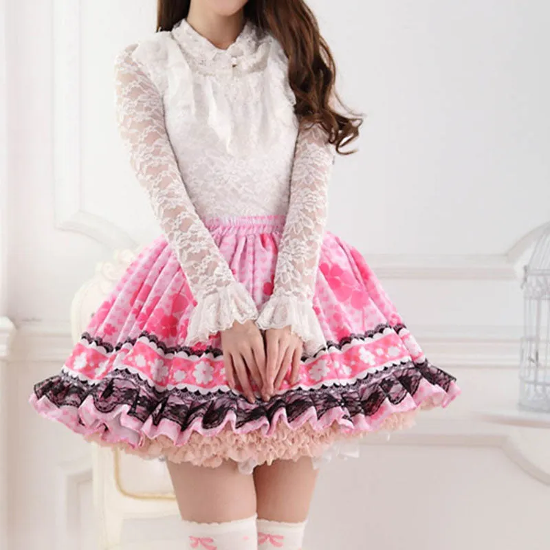 Pink Ruffled Princess Skirt