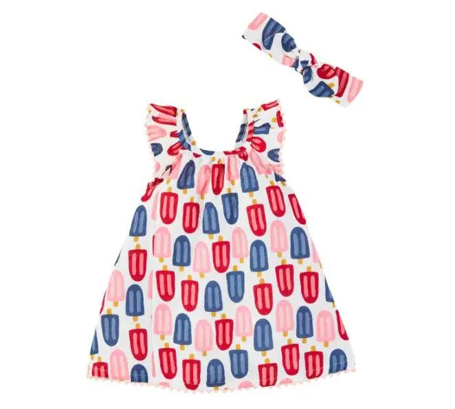 Popsicle Dress & Headband Set