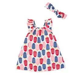 Popsicle Dress & Headband Set