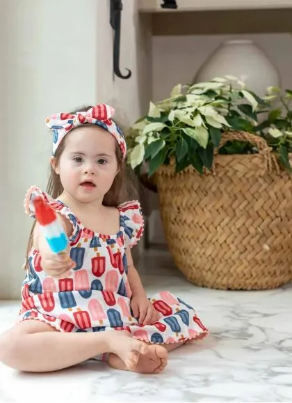 Popsicle Dress & Headband Set