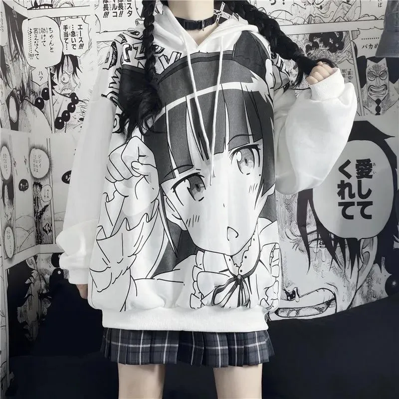 "Neko Girl" Loose Hoodie