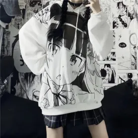 "Neko Girl" Loose Hoodie