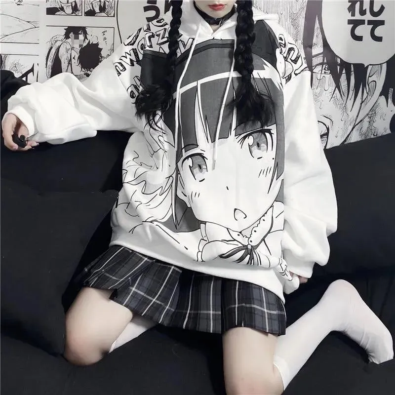 "Neko Girl" Loose Hoodie