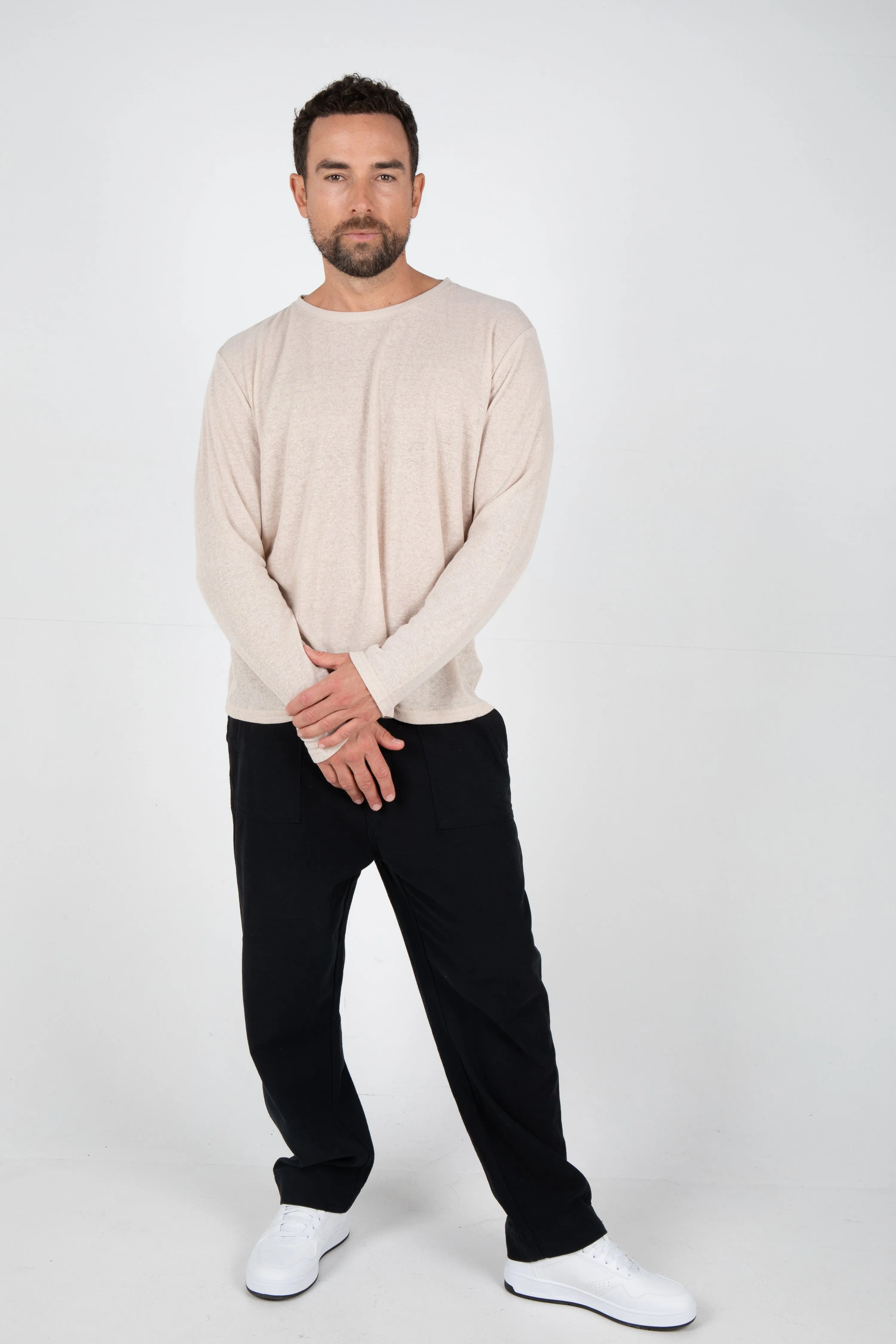 RAES LONG SLEEVE - OATMEAL