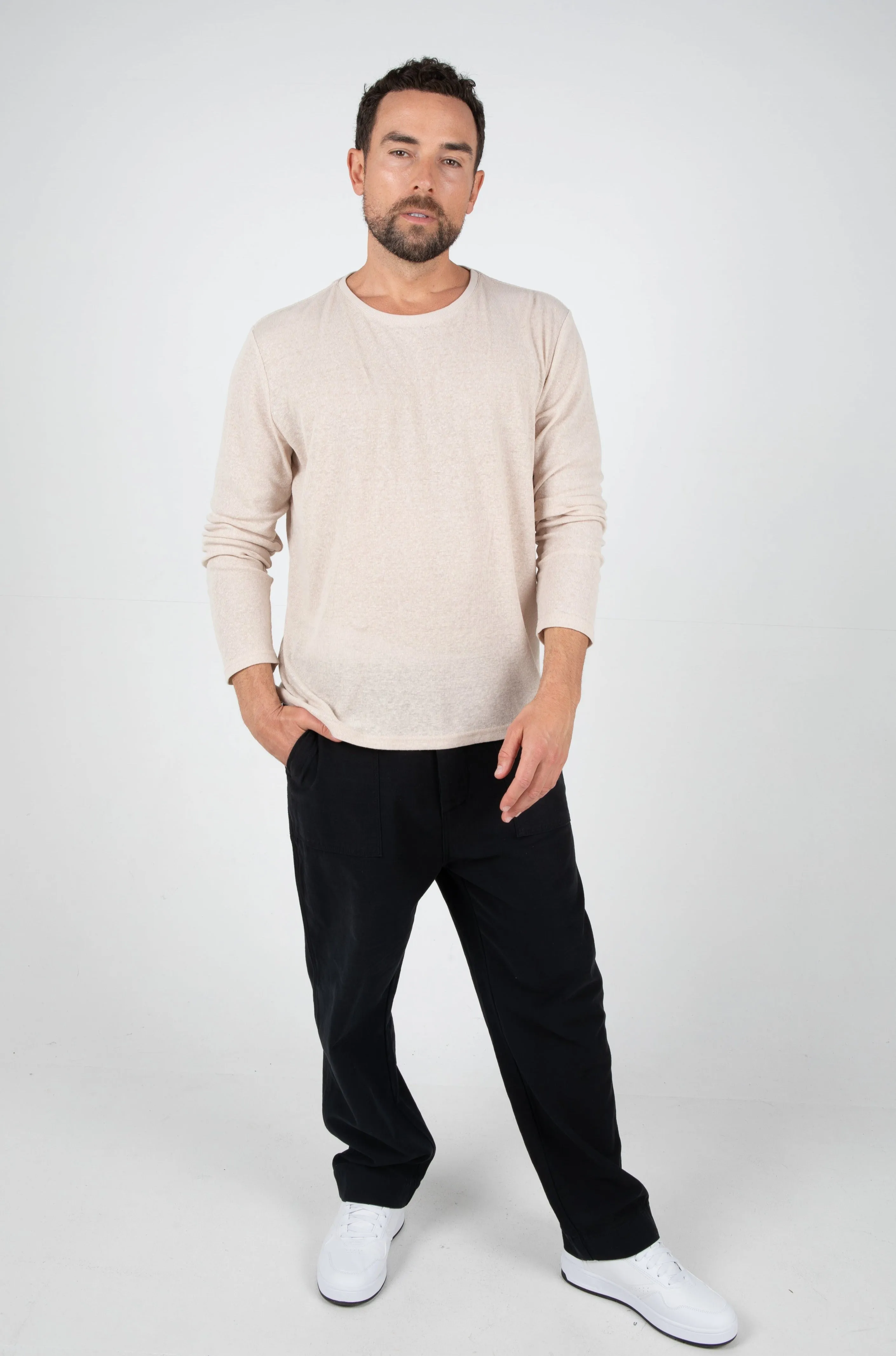 RAES LONG SLEEVE - OATMEAL