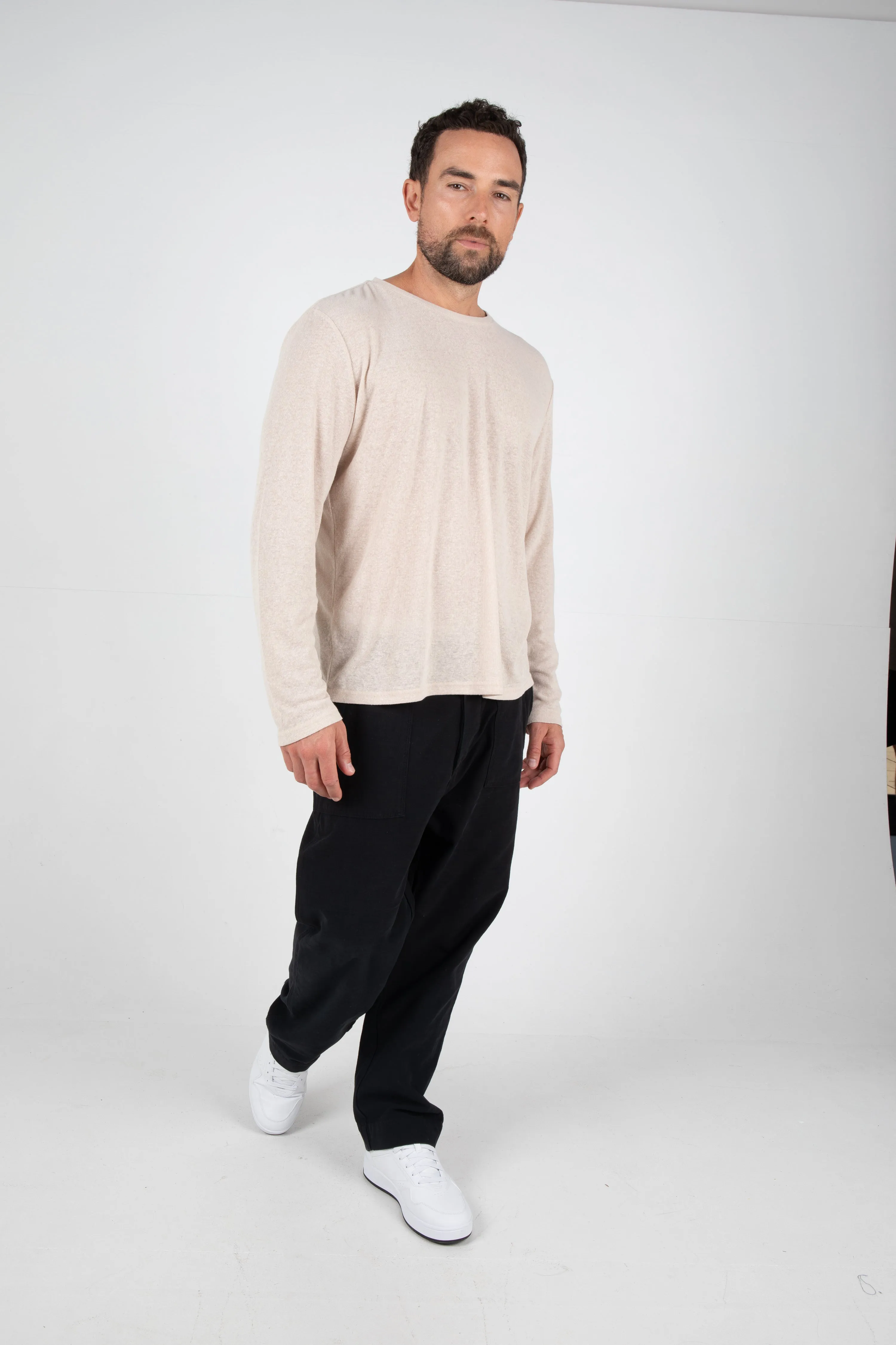 RAES LONG SLEEVE - OATMEAL