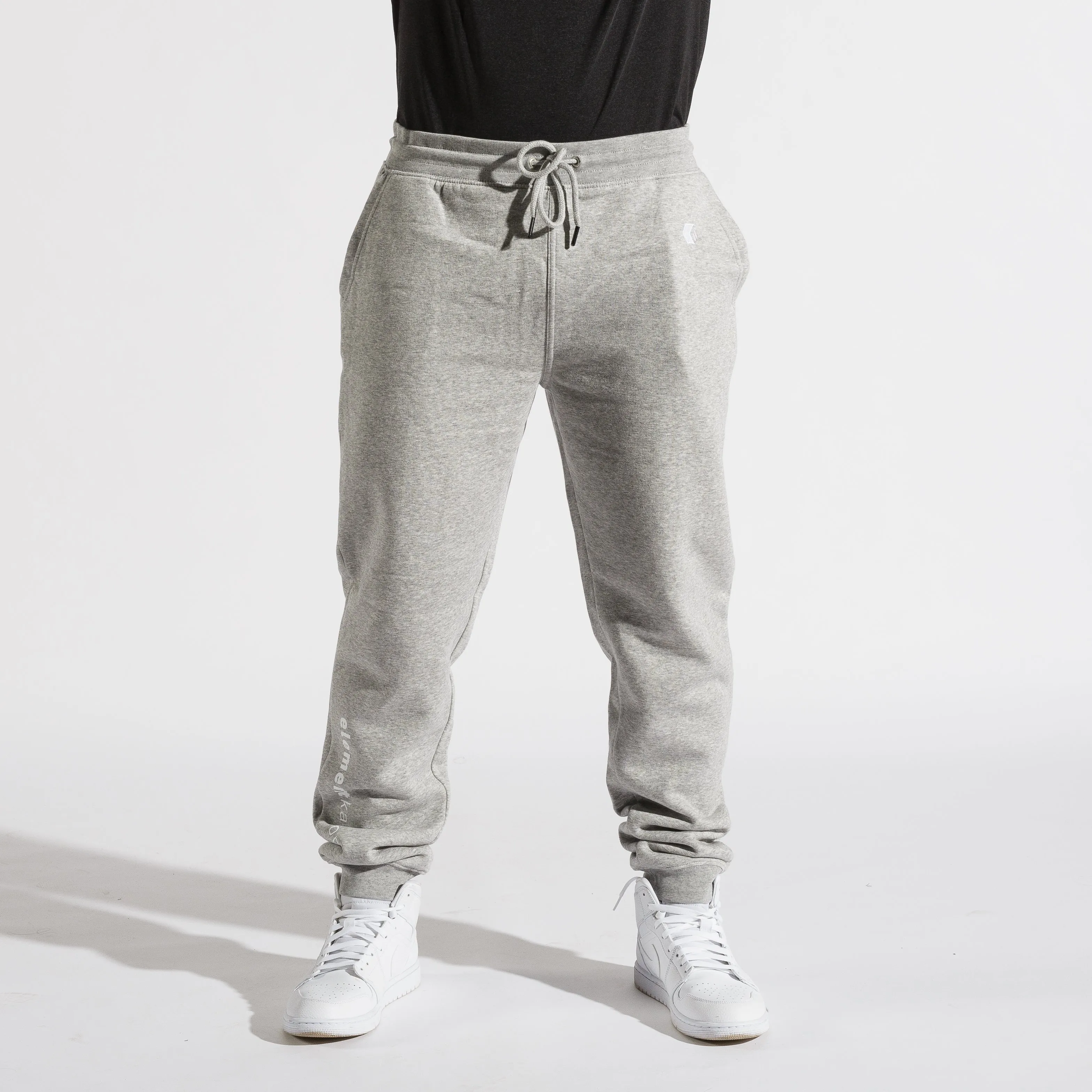 Relaxed Fit Jogging Bottoms Heather Grey