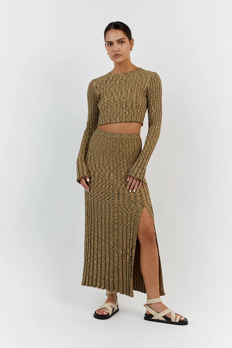 SADIE OLIVE MARLE KNIT MIDI SKIRT