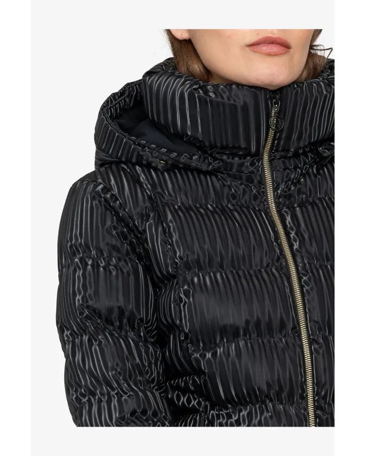 Sportalm Down Pleat Effect Puffer Jacket With Hood