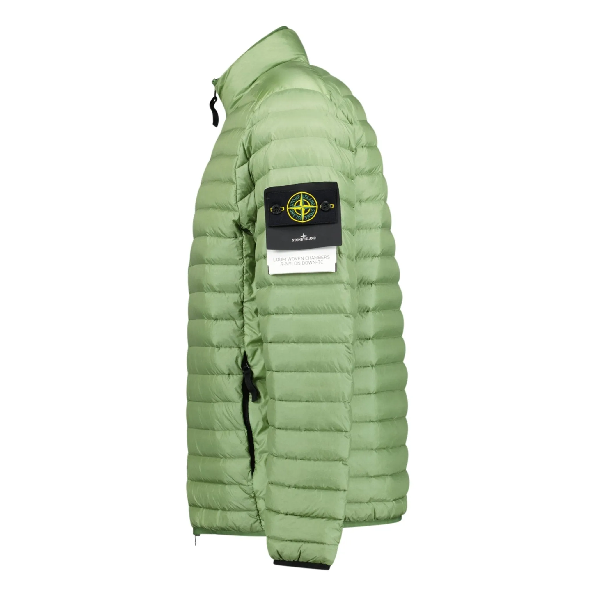 Stone Island Loom Woven Down Jacket Green