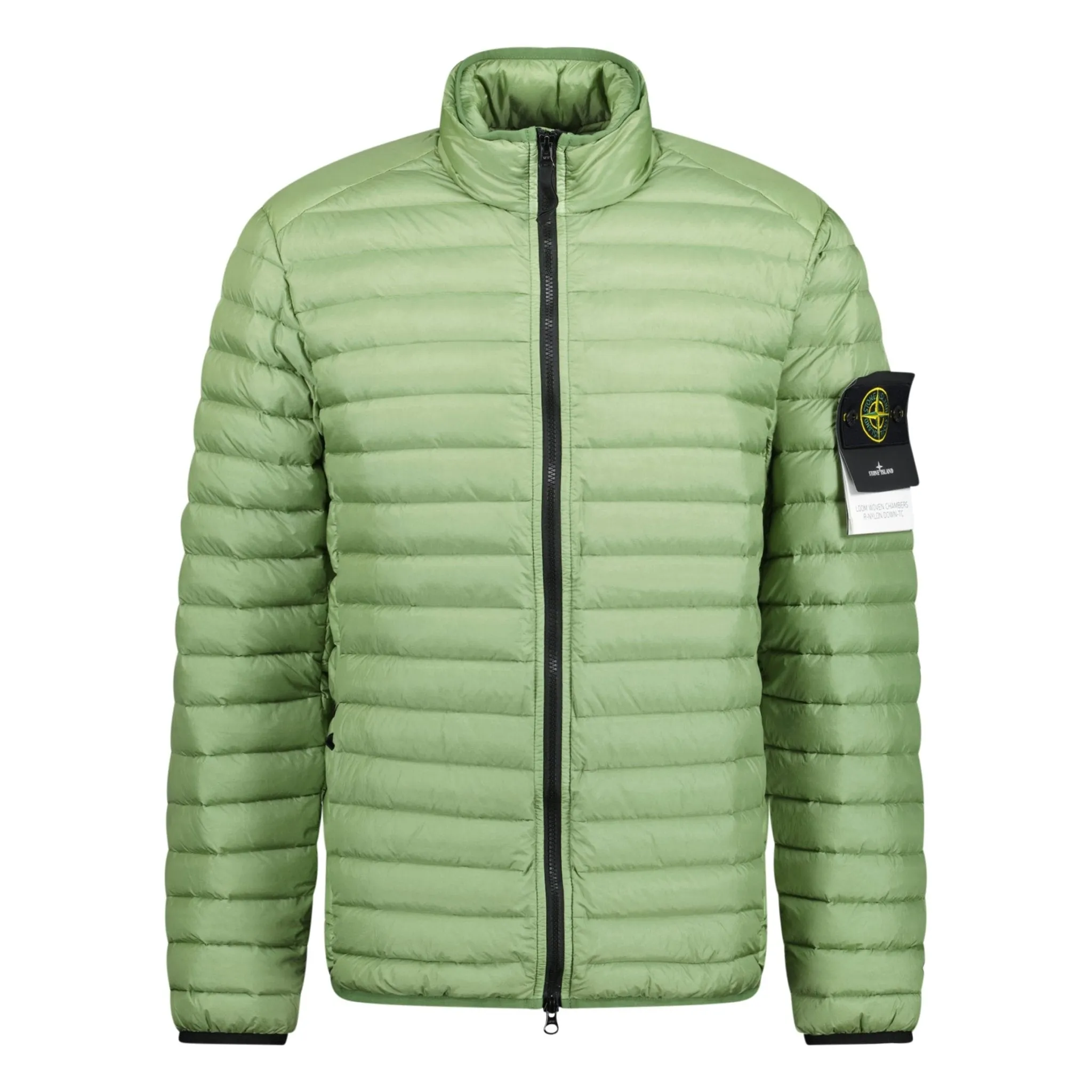 Stone Island Loom Woven Down Jacket Green