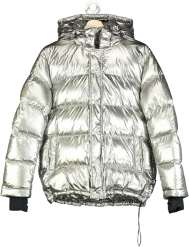 Super World Silver The Super Puff Original Jacket UK XXS