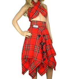 Tartan Pixie Skirt, Royal Stewart Tartan, Original by Highland Kilt Company