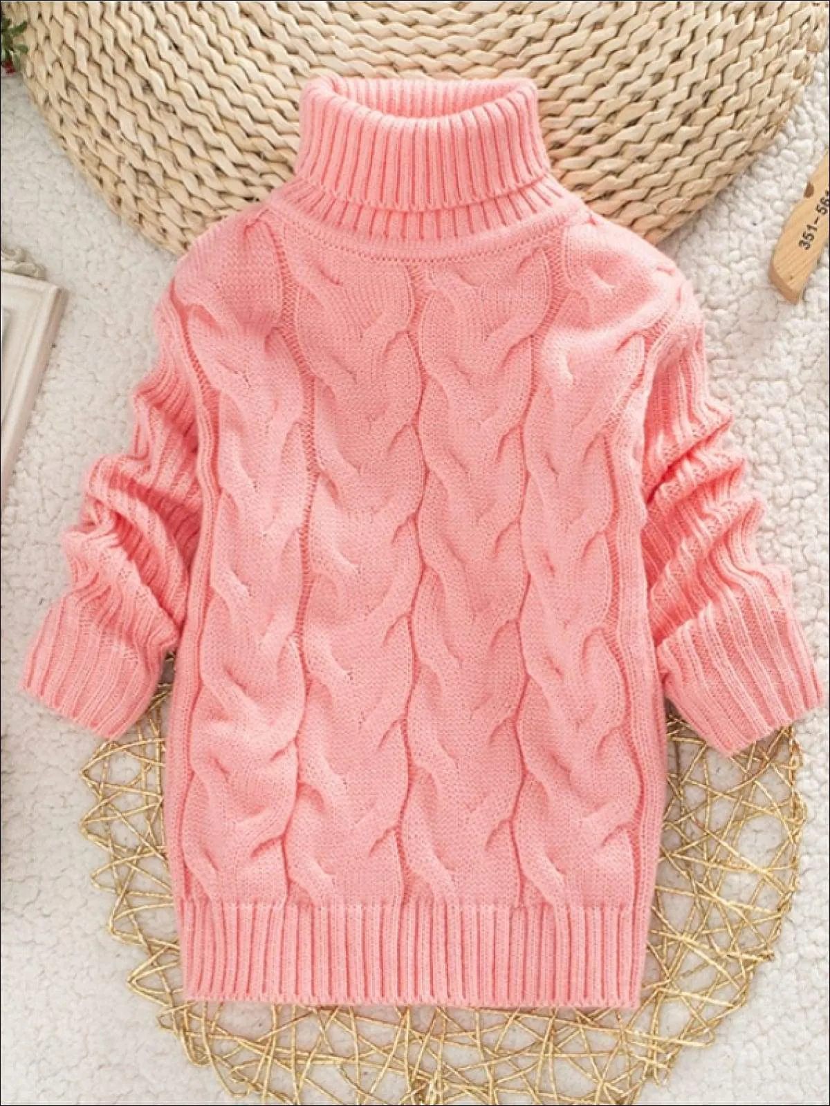 Thick Knitted Turtleneck Sweaters