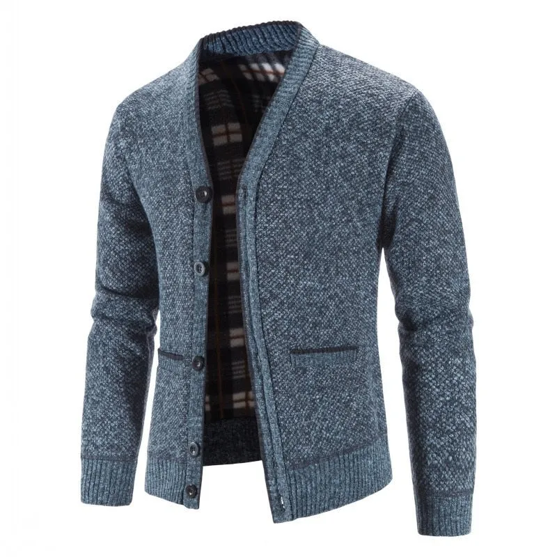 Thick Men's Wool Winter Coat Jacket