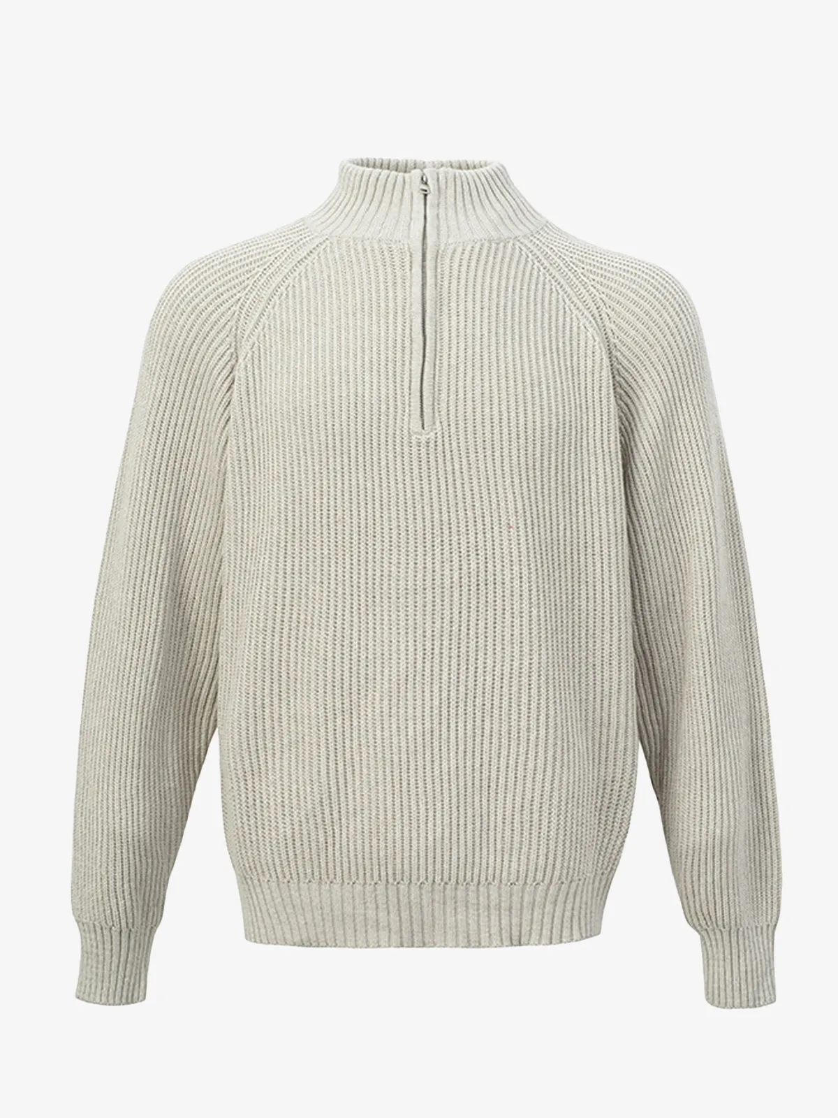 Timeless Classic Cotton Half-Zip Sweater