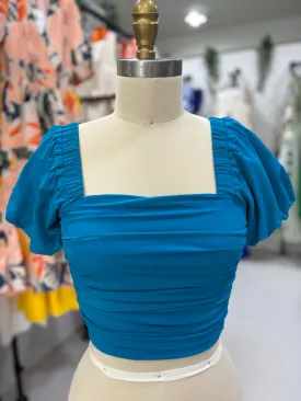 Turquoise Puffy Top