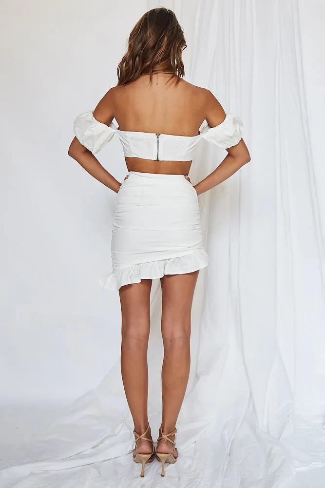 Unconditional Love Crop Top White