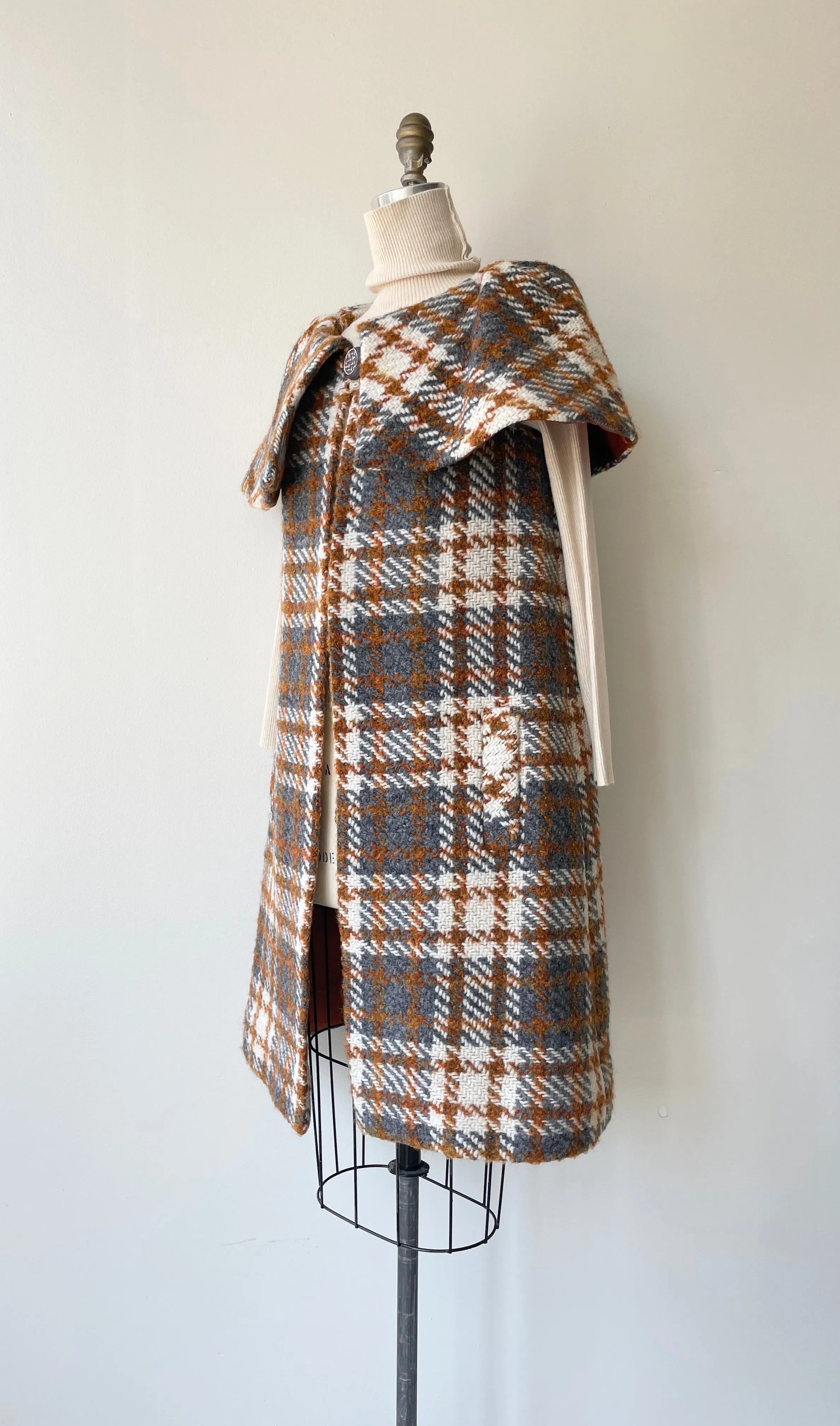 Wareham Wool Cape Coat