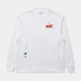 Wheaties Flight MVP Statement Mens Long Sleeve Shirt (White)