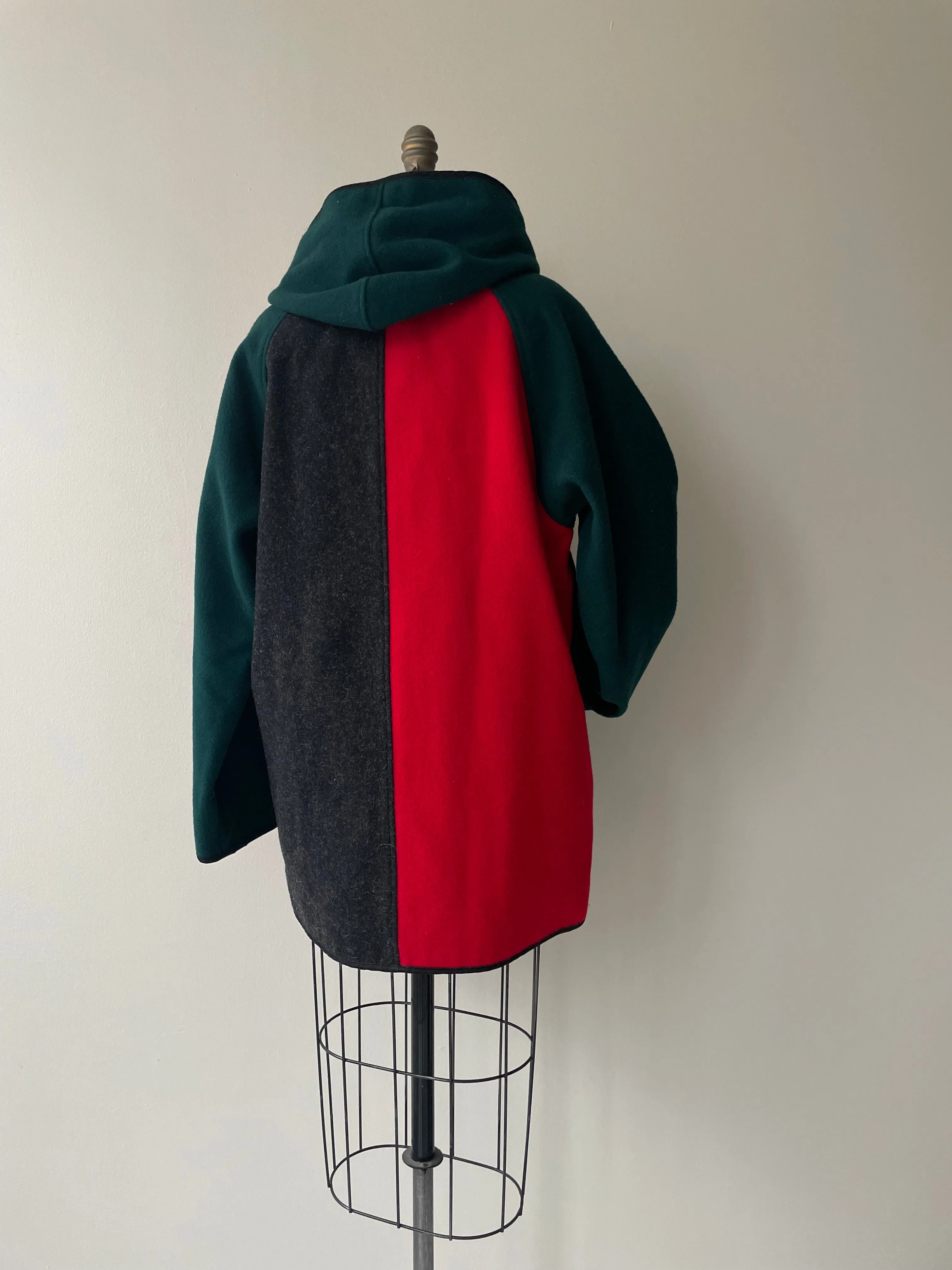 Woolrich Colorblock Wool Coat