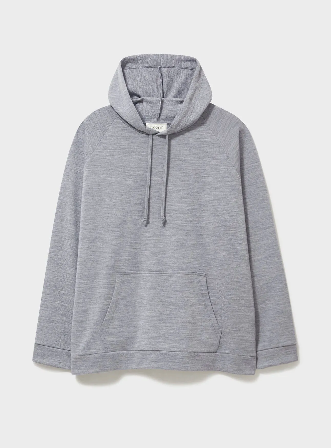 ZQ Merino Fleece Backed Silver Modern Hoodie